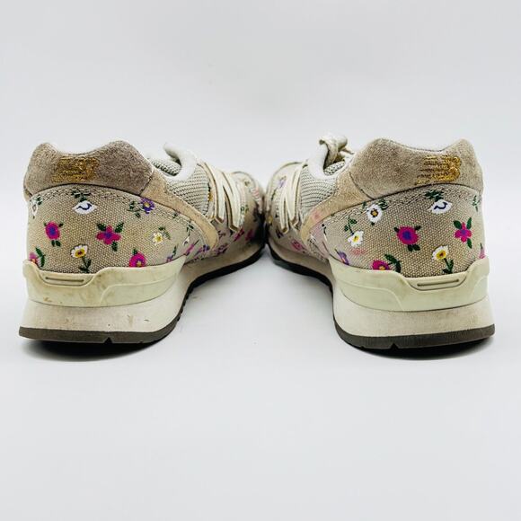 New Balance 996 Womens 6 Wide Gray Tape Floral Flower Sneakers Shoes - Picture 8 of 13
